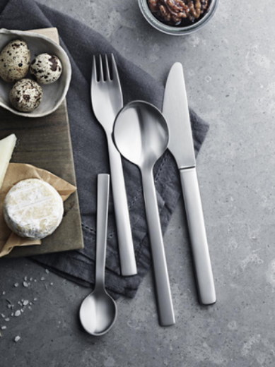 Georg Jensen kavos latte šaukštelių komplektas „New York“ 4 vnt. paveikslėlis