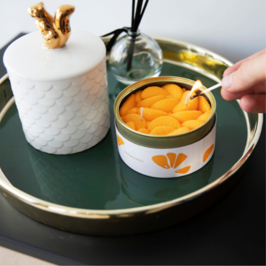 Kvepianti žvakė „Candle Can“ Peeled Tangerines paveikslėlis