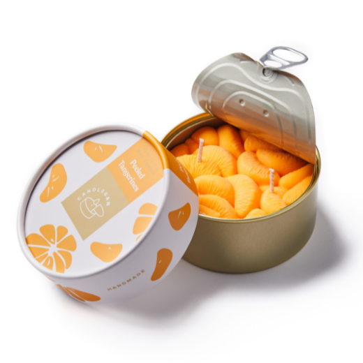 Kvepianti žvakė „Candle Can“ Peeled Tangerines paveikslėlis