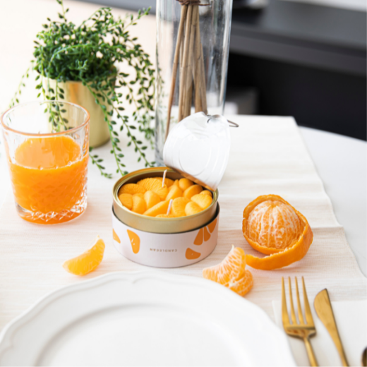 Kvepianti žvakė „Candle Can“ Peeled Tangerines paveikslėlis