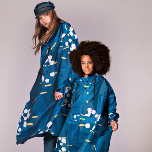 Picture of Japanese Blossom - Kids Rain Poncho