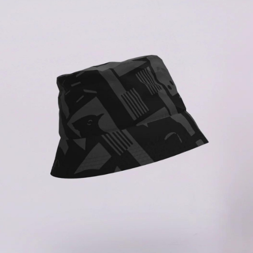 Picture of Back to Black Art Camo - Bucket Hat
