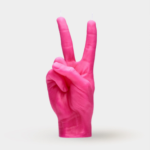 Picture of HAND GESTURE CANDLES PEACE