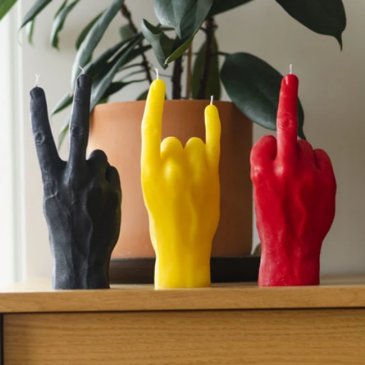 Picture of HAND GESTURE CANDLES YOU ROCK