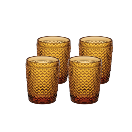 Picture of Old Fashion Glass Bicos, amber, 280 ml