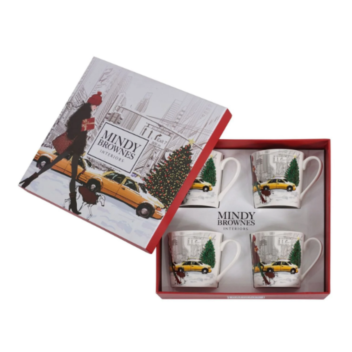 Kalėdinis puodelių komplektas „Christmas in New York City“ paveikslėlis