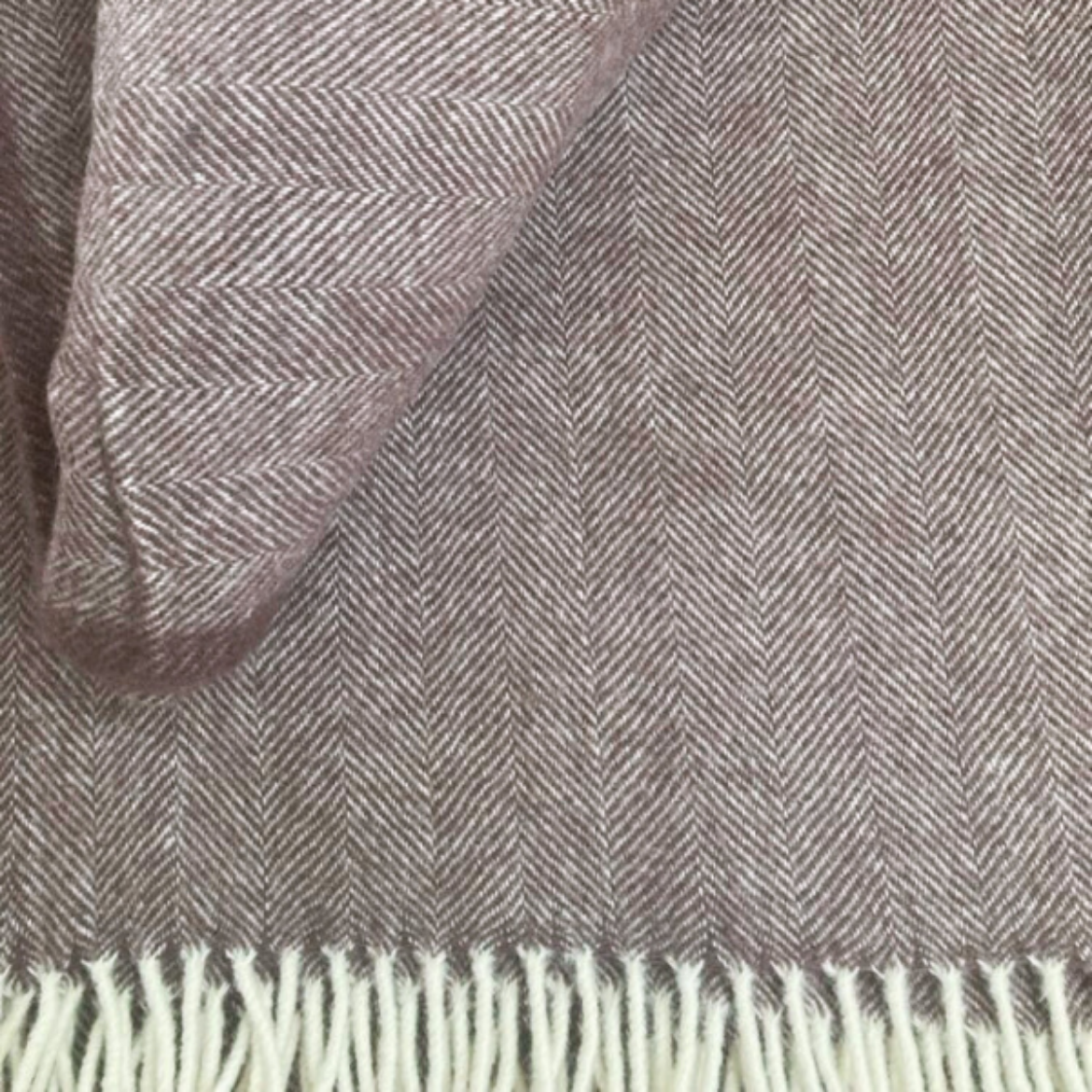 Picture of Classic Merino Wool Plaid, Plum color