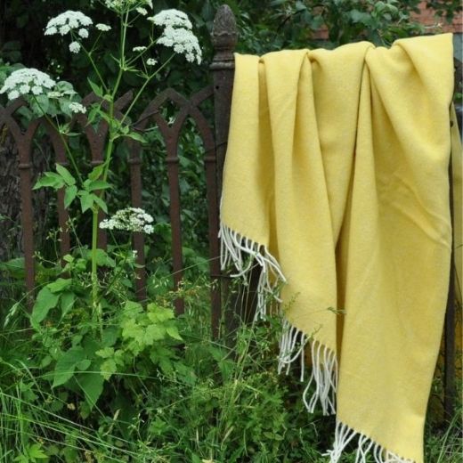 Picture of Classic Merino Wool Plaid, Yellow 
