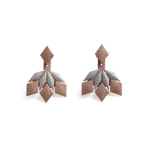 Auskarai "Penrose" 2 paveikslėlis